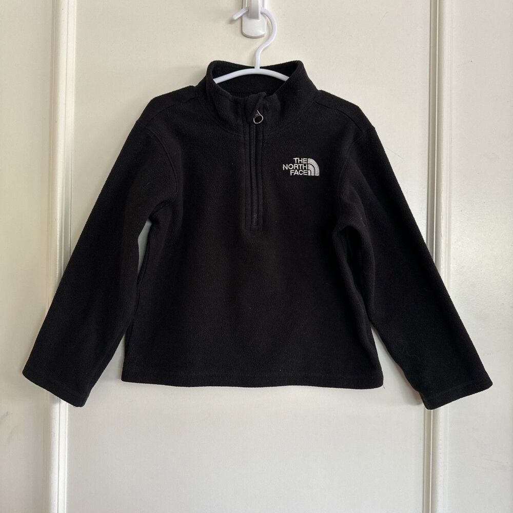 The North Face Size 3T Black Fleece Pullover Sweater Baby Toddler Kids